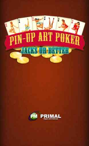 Pinup Art Video Poker - Jacks or Better 1
