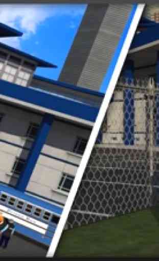 Conductor de autobús de la policía prisión de Trabajo 3D: accionamiento Entrenador & Transporte delincuentes a la cárcel de la ciudad 4