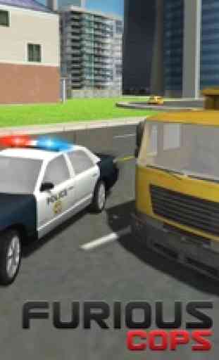 Conductor de coche de policía 2016 - 3D Chase y detención de vehículos que violen las normas de tráfico 3