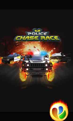La policía caza de carreras de coches, juegos de carreras gratis - Police Chase Race, Free Racing Game 1