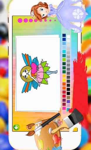 Libro Para Colorear Princesa - Todo En 1 Hada Del Drenaje De La Cola, Pintura De Color Y Juegos Hd Para Buen Chico 4
