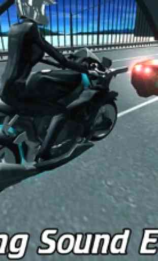Policía simulador de carreras de moto 3D – Chase & disparar crimen ciudad calle ladrones de autos como un conductor de la moto de policía 2
