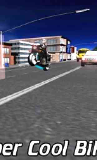 Policía simulador de carreras de moto 3D – Chase & disparar crimen ciudad calle ladrones de autos como un conductor de la moto de policía 3