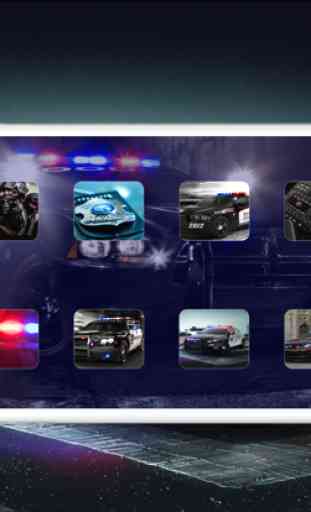 Policía sonido de la sirena ~ El mejor coche de radio de emergencia suena con el estroboscópico rojo / azul (GRATIS) 2