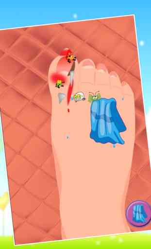 Princesa del dedo del pie Cirugía - Crazy cuidado médico y cirujano de pie juego para los niños 4