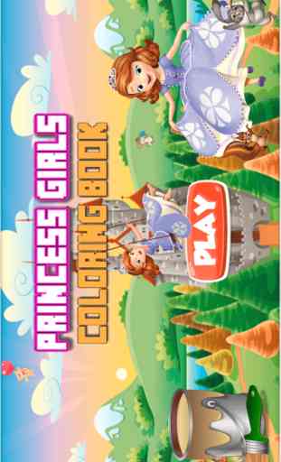 Princesa niñas para colorear libro - Todo en 1 cuco Fairy Tail, pintura y juegos color de alta definición para la buena Kid 1