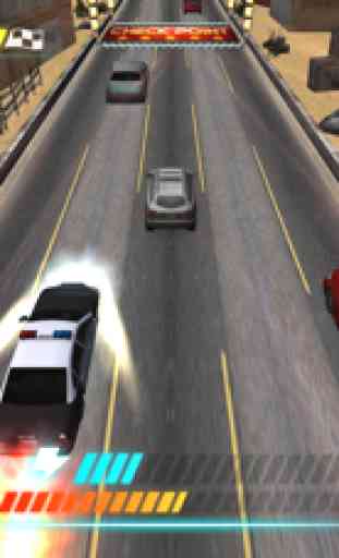 super driver run: carrera de coche de policía 4