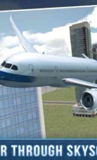 aeropuerto verdadero simulador de vuelo de la ciudad avión de aire 1