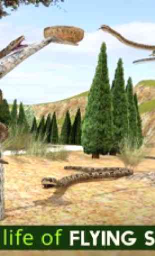 Ataque de serpiente real de vuelo Simulador: Wild Hunt-Vida Los animales en el bosque 3