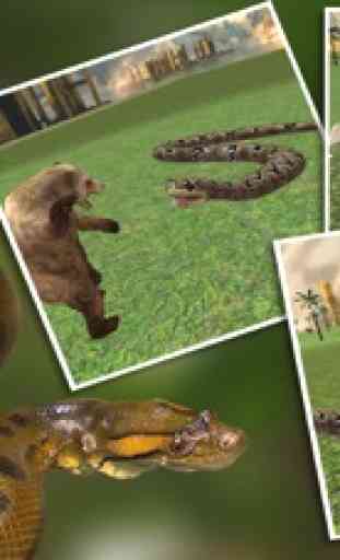 Bienes anaconda serpiente simulador 3D - caza de lobo, el oso, el tigre y sobrevivir en la selva 1