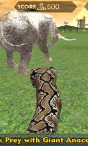 Bienes anaconda serpiente simulador 3D - caza de lobo, el oso, el tigre y sobrevivir en la selva 2