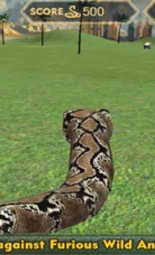 Bienes anaconda serpiente simulador 3D - caza de lobo, el oso, el tigre y sobrevivir en la selva 4