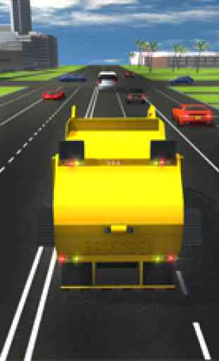 camión de la basura real de vuelo simulador 3D - La conducción de camiones de basura en la 1