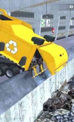camión de la basura real de vuelo simulador 3D - La conducción de camiones de basura en la 3