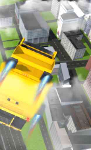 camión de la basura real de vuelo simulador 3D - La conducción de camiones de basura en la 4