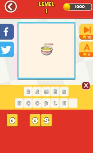 QuizPop Mania! Supongo que la comida de Emoji - una palabra gratis quiz juego de adivinanzas 1