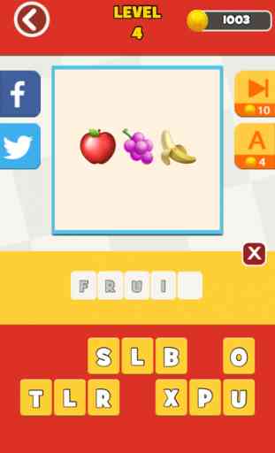 QuizPop Mania! Supongo que la comida de Emoji - una palabra gratis quiz juego de adivinanzas 4