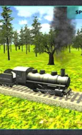 Tren de bienes simulador de controlador 3D - conducir el motor en las líneas de ferrocarril y llegar al destino en el tiempo 3