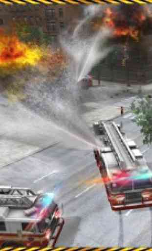 911 Helicóptero Fuego Rescate Camión Chofer: 3D Ju 1