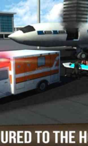 Conductor de camión real Aeropuerto: Rescate de Emergencia bombero 3