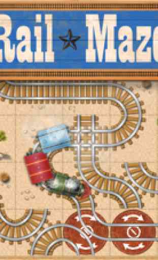 Rail Maze : Train Puzzler 1