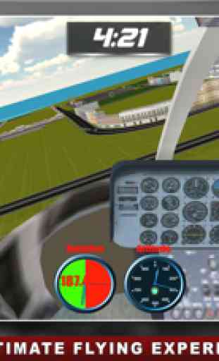 Vuelo Pilot Helicóptero Juego 3D: Volador Simuladr 3