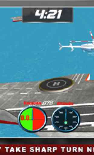 Vuelo Pilot Helicóptero Juego 3D: Volador Simuladr 4