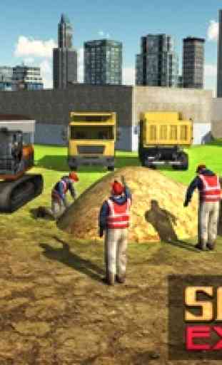 Arena Excavadora Truck Simulator 3D - Construcción pesada juego de simulador de retroexcavadora 4