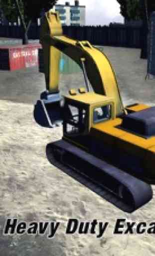 Excavadora de arena - Heavy máquina excavadora deber grúa de construcción Dump Truck Loader 3D simulador de juego 2