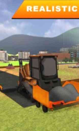 La construcción del constructor de carreteras de la ciudad 3D - real grúa excavadora y construcción Truck Simulator Juego 3