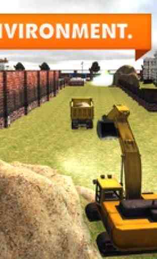 Sand Excavadora Truck Simulator - juego de construcción de la grúa real en 3D 1