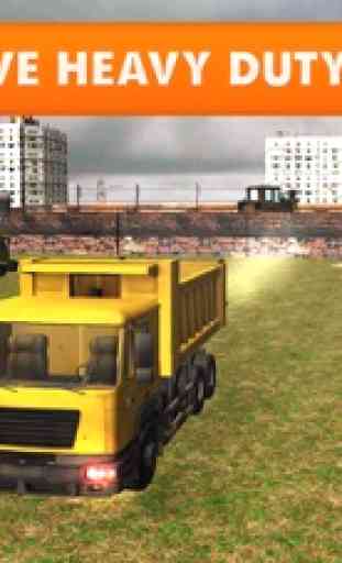 Sand Excavadora Truck Simulator - juego de construcción de la grúa real en 3D 2