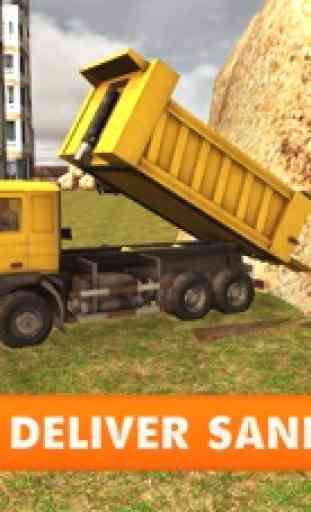 Sand Excavadora Truck Simulator - juego de construcción de la grúa real en 3D 4