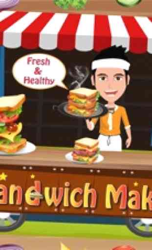 Sandwich Maker - Loco fiebre cocinar la comida rápida y el juego de cocina 1