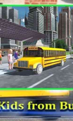 autobús escolar conductor 3d 2016 2