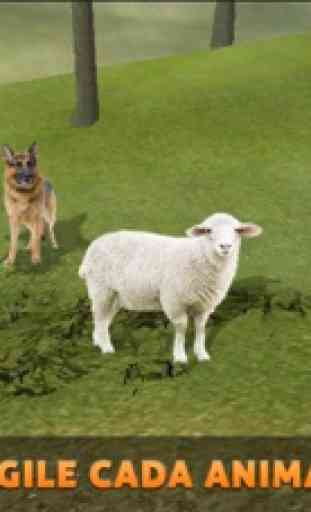 Perro de oveja: simulador de pastoreo entrenado 3