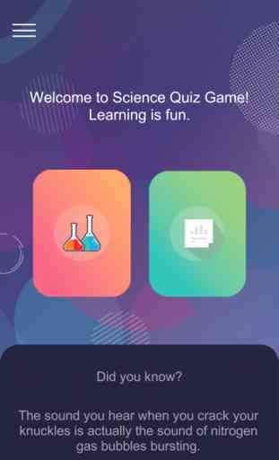 Science Quiz Game - Fun 1