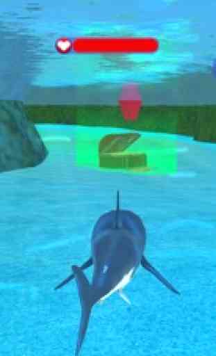tiburón venganza ataque sim 3D 1