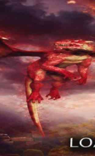 espacio unicornio fuego de dragon agresión - mortal monstruo pegaso cacería 3D 2