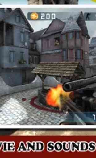 Sniper Shoot Guerra-Pistola Batalla de filmación: Una ciudad Contrato Clásico Killer Modern FPS juego 2