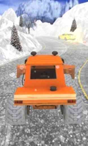 Simulador de conducción de camiones de nieve 2