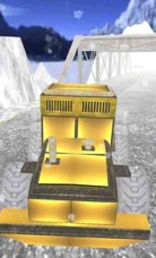 Simulador de conducción de camiones de nieve 3
