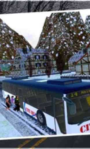 Snow Bus Driver Simulator 3D 2