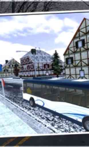 Snow Bus Driver Simulator 3D 4