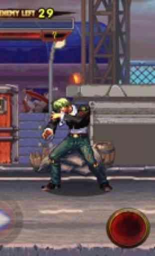 Calle del combate - Kung Fu batalla libre: nuevo estilo rockman medio juego de lucha arcade de la vida 3