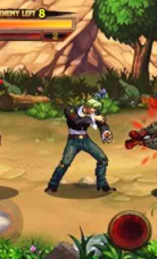 Calle del combate - Kung Fu batalla libre: nuevo estilo rockman medio juego de lucha arcade de la vida 4
