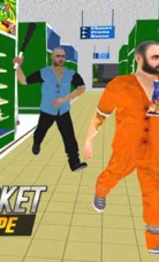 Prisión supermercado de escape 3D: persecución policial y de conducción de camiones juego 1