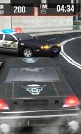 Super mercado del conductor de coche 3D: Policía de disparo del gángster en Mad ciudad crimen 2