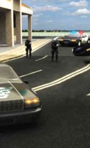 Super mercado del conductor de coche 3D: Policía de disparo del gángster en Mad ciudad crimen 4