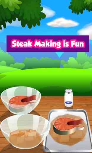 Filete Maker – parrilla comida y cocina juego 4